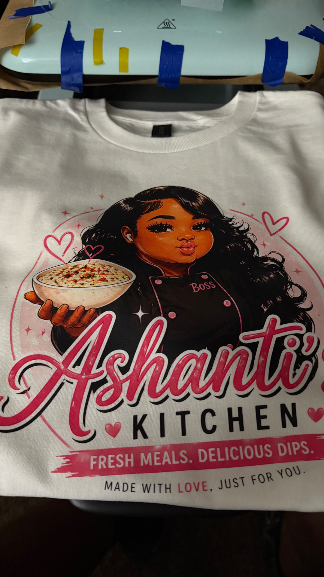 Ashanti Kitchen full-front tee
