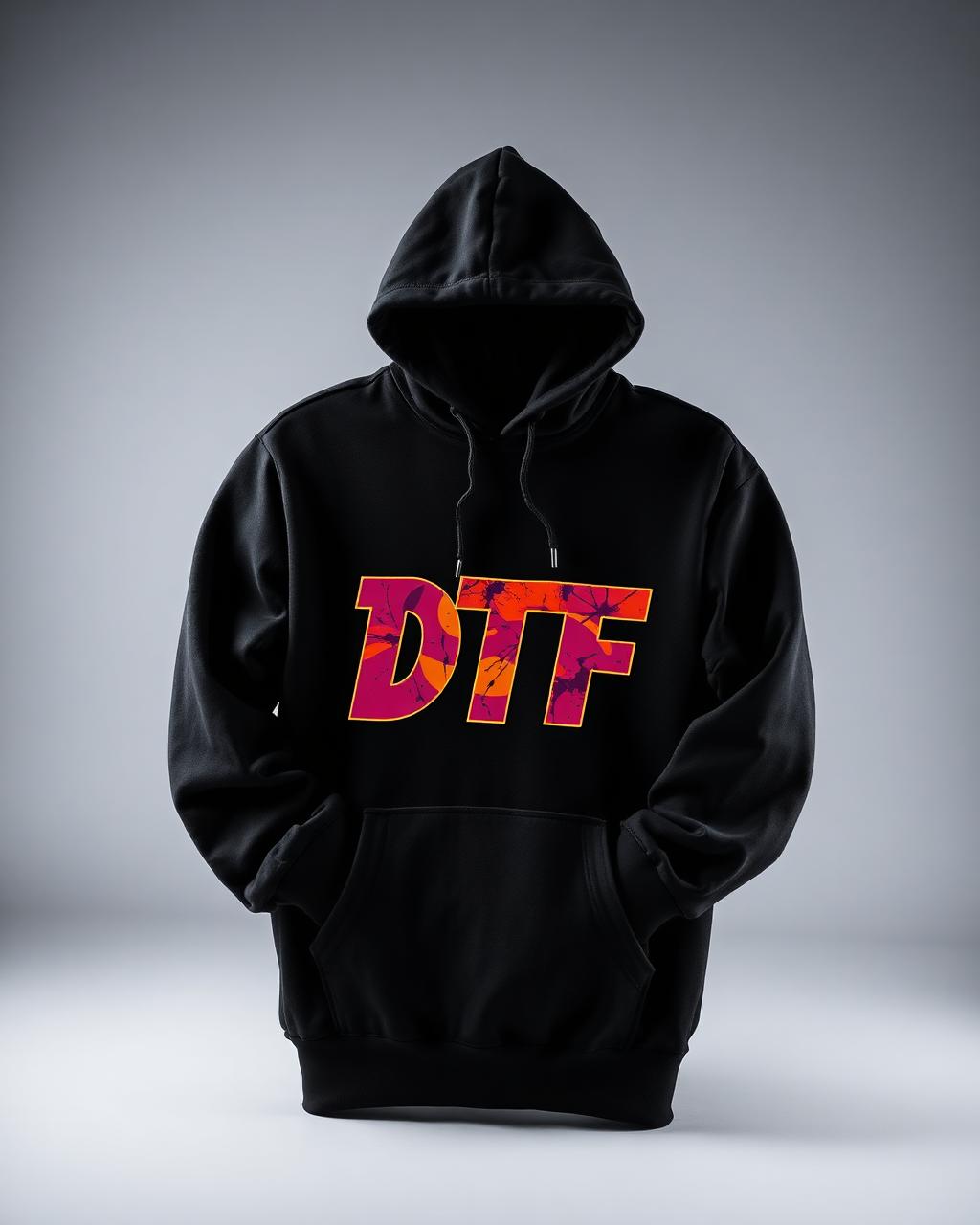Full-color hoodie graphic
