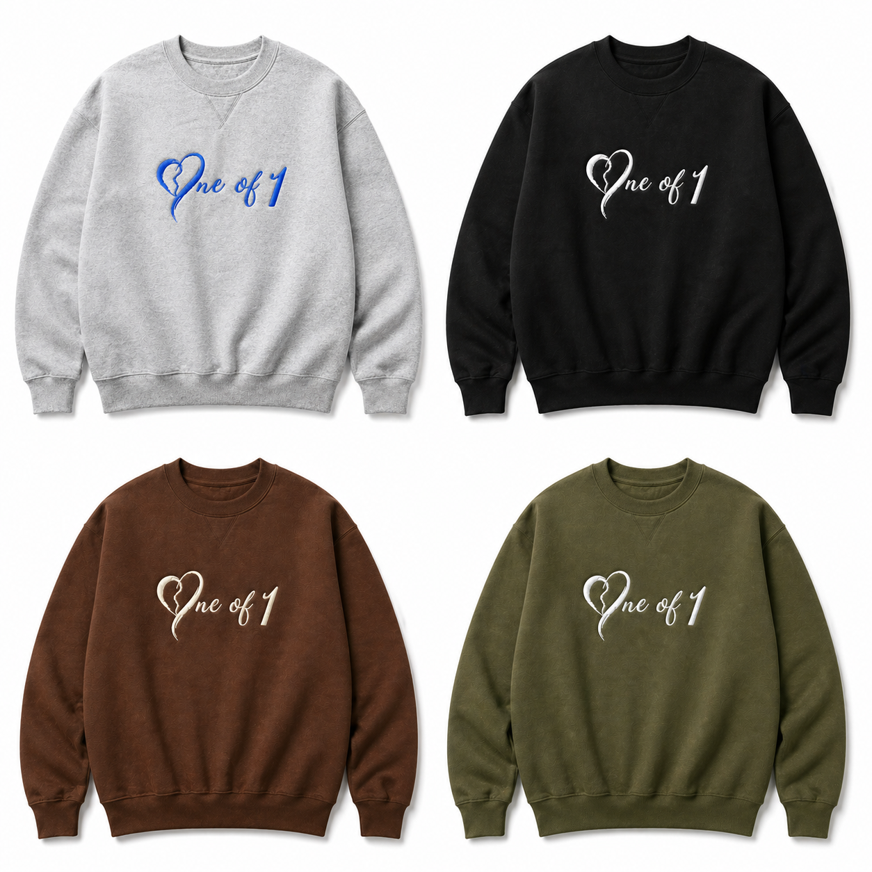 Script logo crewneck colorways